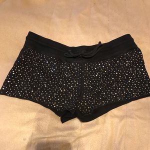 Sequined booty shorts